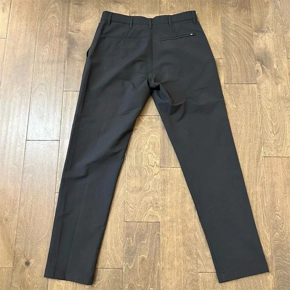 Banana Republic Men's Black Dress Pants Size‎ 32 Tapered Leg Formal - Picture 2 of 8